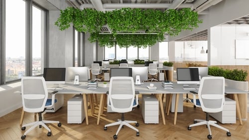 Today's report notes a continued shift towards sustainable office spaces.