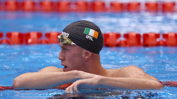 Daniel Wiffen is through to the final of the 1500m freestyle in Japan