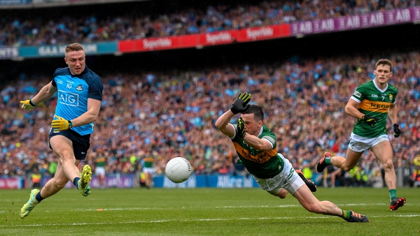 Paddy Small drew Dublin level with this goal