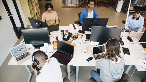 'Open-plan office noise has significant implications for both employee wellbeing and performance.' Photo: Getty Images