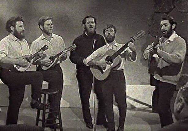 The Ronnie Drew Group performing on Ballad Session, 1963