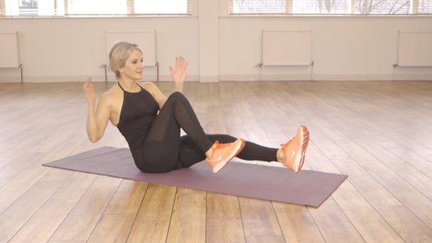 seated sprinter move