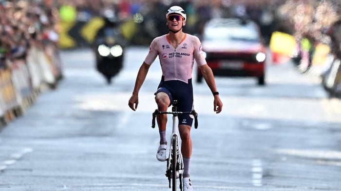 UCI World Championships: Mathieu Van Der Poel wins road race rainbow jersey  in Glasgow