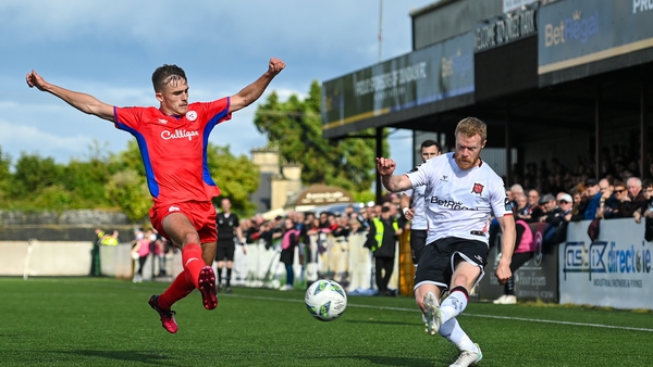 Daryl Horgan made his first appearance since re-signing for Dundalk