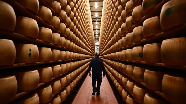 Grana Padano is a hard cheese that resembles Parmesan (File pic)