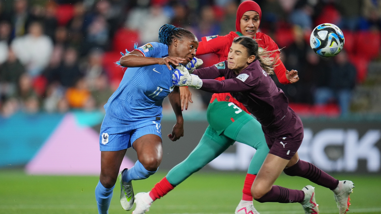 France's Kenza Dali scores goal vs. Morocco in 20'