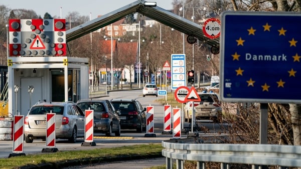 Danish-German border Kupfermuehle in Flensburg, northern Germany (File photo)