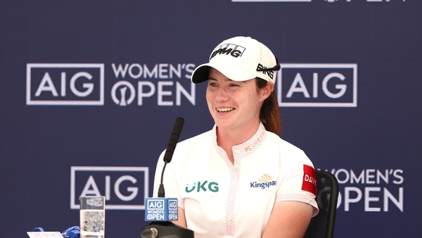 Leona Maguire speaks to the press on the eve of the tournament
