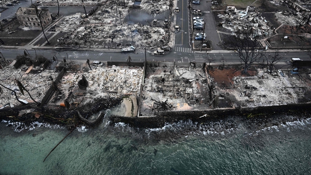 A major disaster was declared by US President Joe Biden after Hawaii's Maui island was devastated by wildfires. More than 100 people died in the wildfires, which also forced thousands of people to evacuate the island.