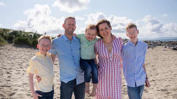 James and Marian Hastings with their sons Eoin, Ben and Joey