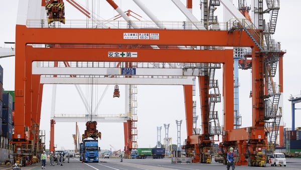 Japanese exports fell 0.3% in July on an annual basis
