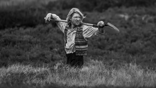 Domhnall Gleeson in the video for De Selby (Part 2). Photos: Leigh Page