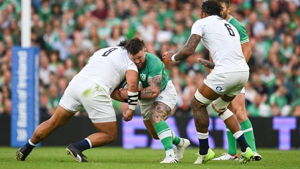 Vunipola was sent off after this challenge on Andrew Porter