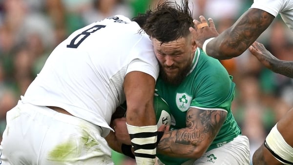 Billy Vunipola was sent off for this high challenge