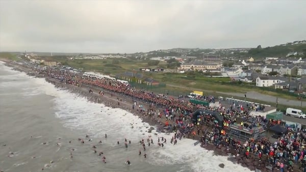 The event took place at Claycastle beach in Youghal on Sunday (Pic: Tri Coach Brian)