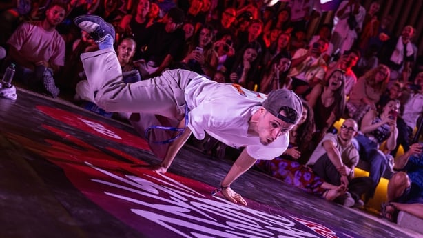 Phex Doblestruggle performs during in Rimini, Italy on July 28, 2023. Mauro Puccini / Red Bull.
