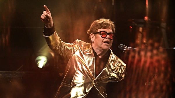 Elton John headlined this year's Glastonbury Festival