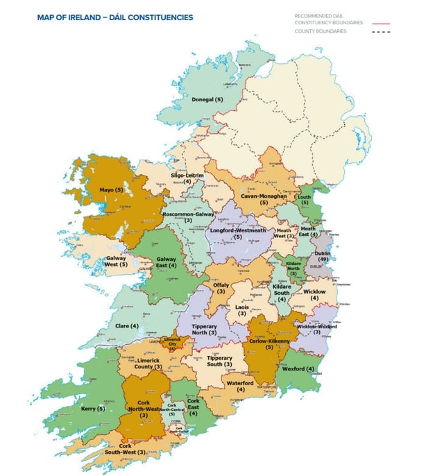 14 extra TDs and four more constituencies recommended