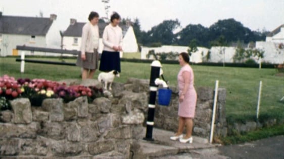 The village of Kiltegan in County Wicklow, 1973