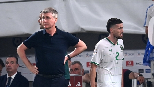 Doherty was sent off in the closing stages against Greece in June