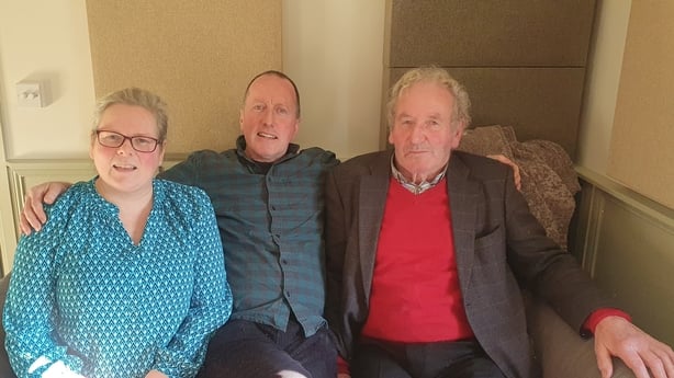 Edel Doherty, Frank Fagan, Tom Doherty pictured above.