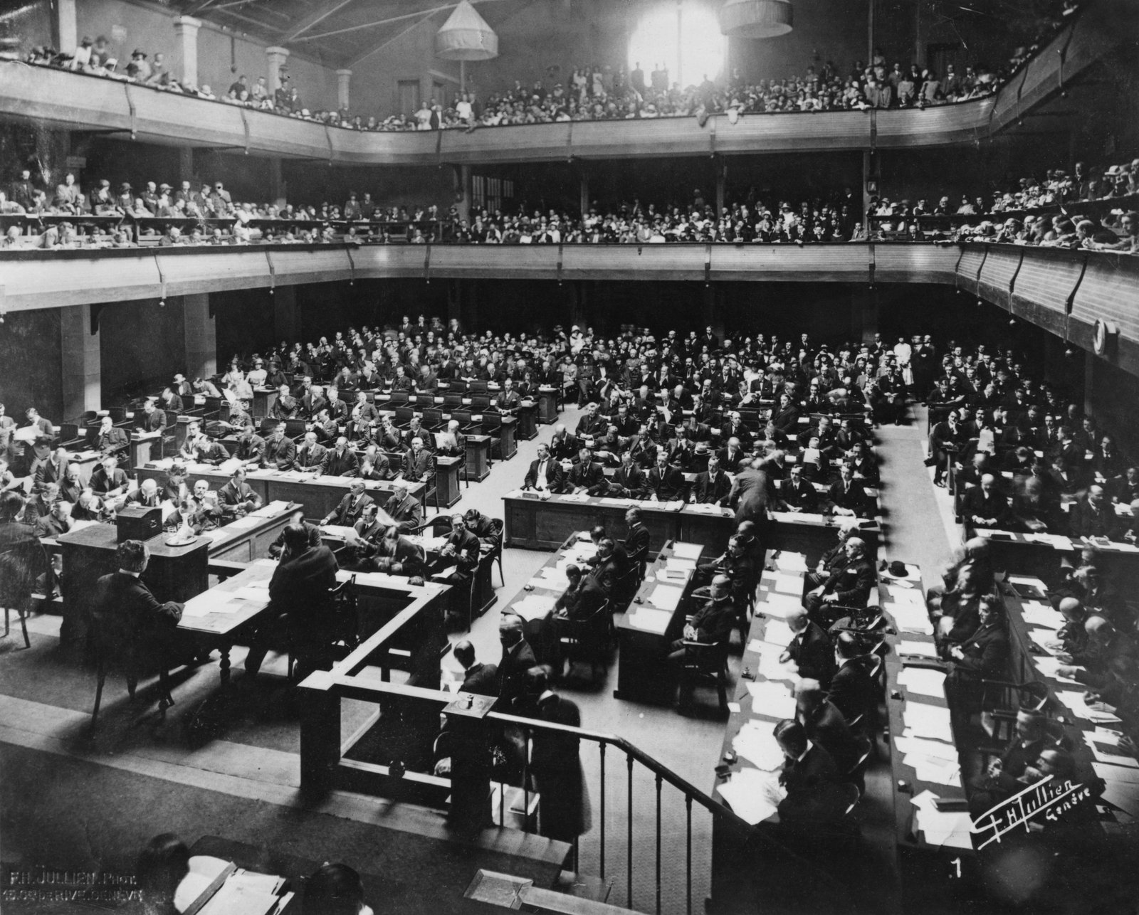 Image - Accession: the Irish Free State became a member of the League of Nations at the General Assembly in Geneva, 10 September, 1923 (Credit: Getty Images)