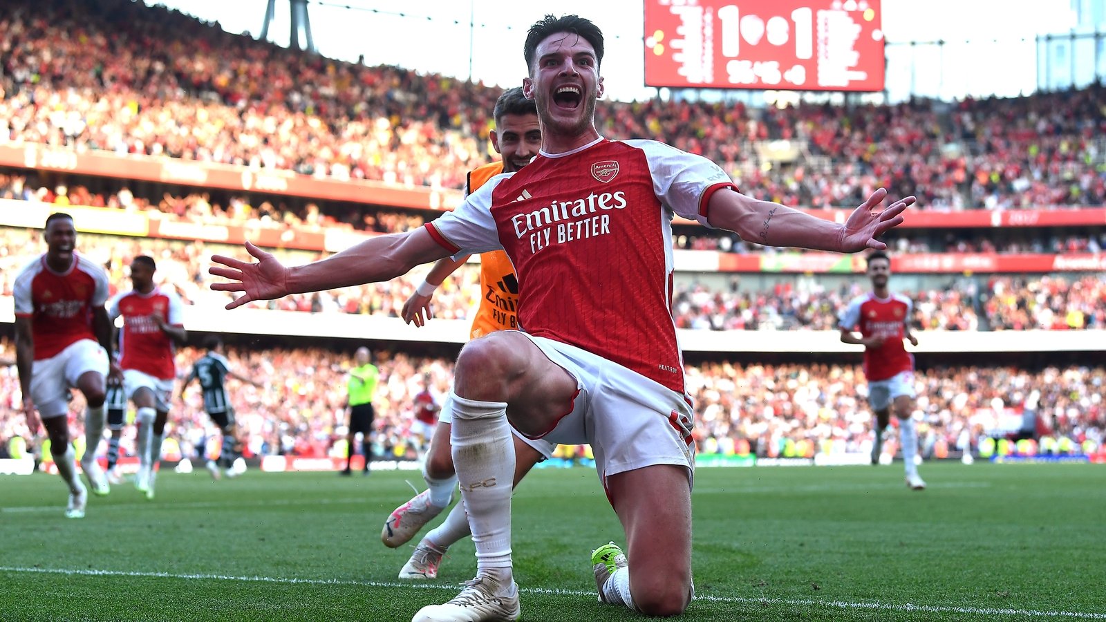 Rice strikes in stoppage time as Arsenal leave it late to sink Man Utd -  ARN News Centre- Trending News, Sports News, Business News, Dubai News, UAE  News, Gulf, News, Latest news