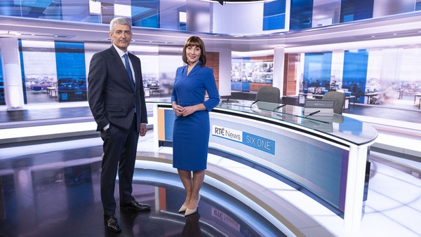 Six One presenters David McCullagh and Sharon Tobin