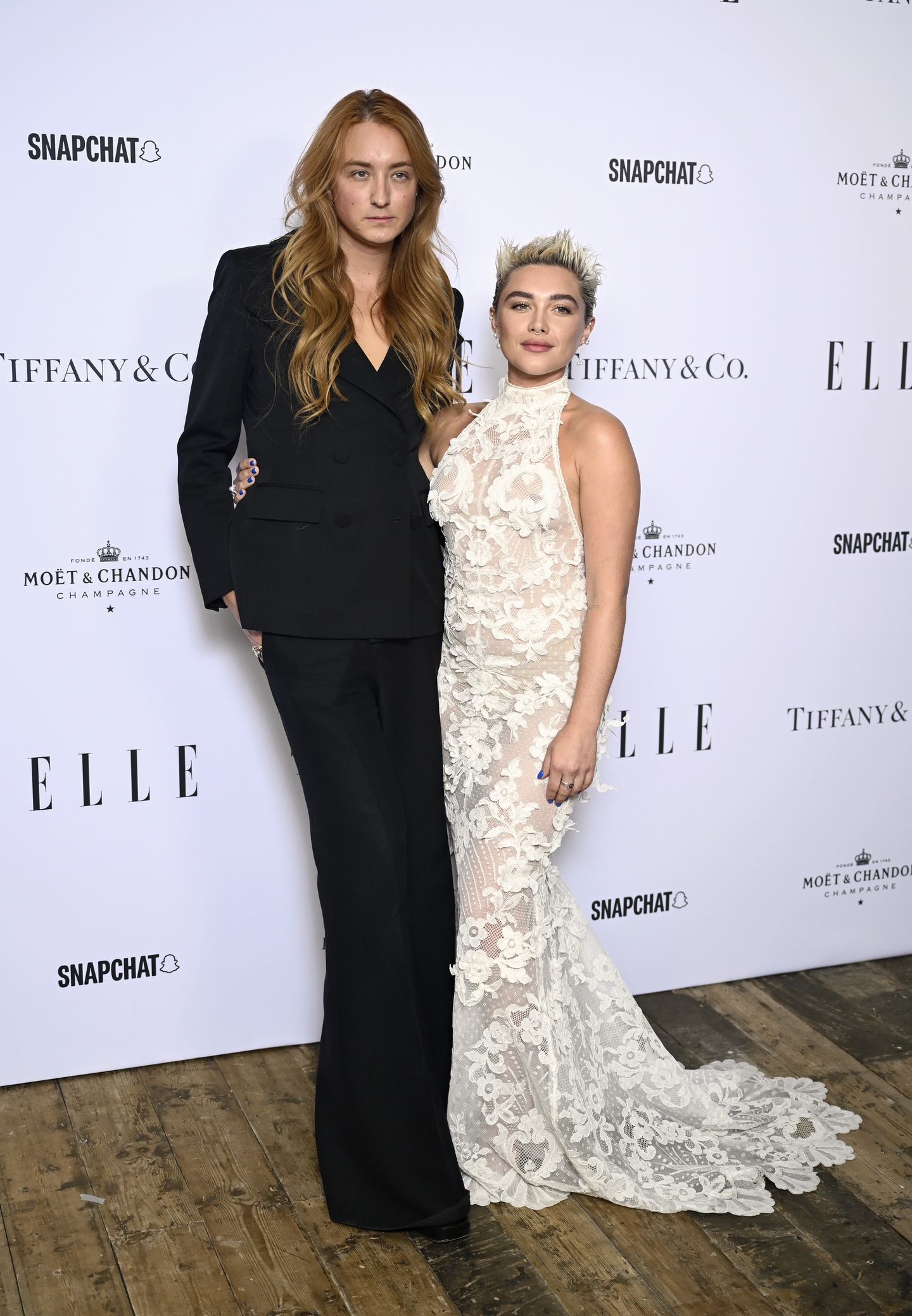 ELLE Style Awards 2023: Braless Florence Pugh leads the red carpet glamour  in a sleeveless sheer gown and Tiffany & Co. jewels as she joins elegant  Suki Waterhouse and Billie Piper at