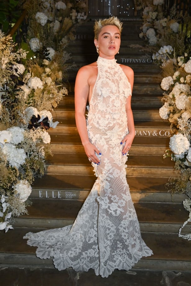 Florence Pugh stuns in McQueen at ELLE Style Awards 2023