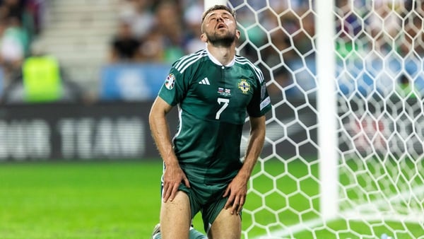 The impressive Conor McMenamin reacts to a missed Northern Ireland chance