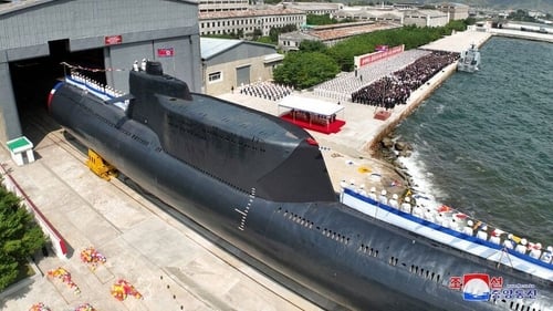 North Korea launches first 'nuclear attack submarine'