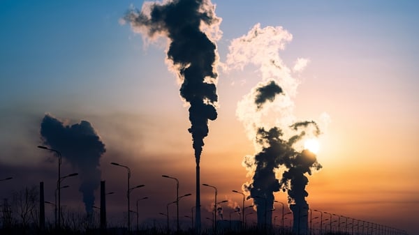 Global greenhouse gas emissions must peak by 2025 and drop sharply thereafter if humanity is to cap global warming in line with Paris targets (file image)