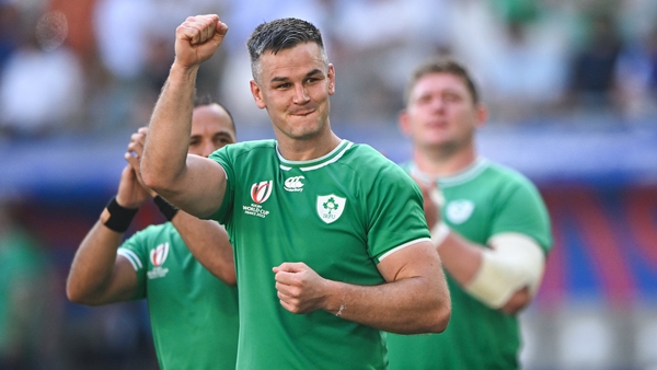 Sexton scored 24 points in Ireland's opening win against Romania