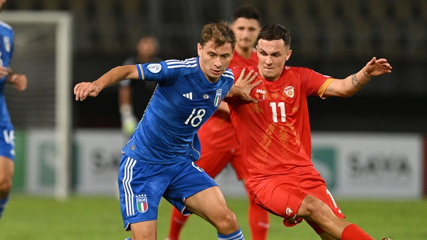 Italy could only draw 1-1 in North Macedonia