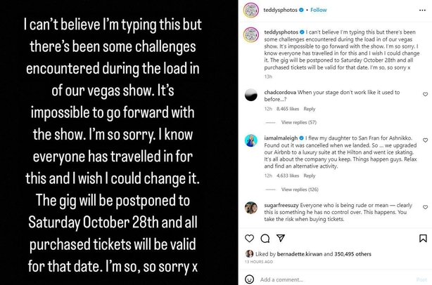 Ed Sheeran apologises as he's forced to cancel concert at the last minute -  Mirror Online