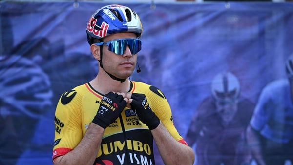 Jumbo-Visma's Belgian rider Wout van Aert