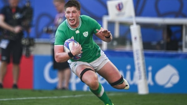 McCarthy scored one of Ireland's 12 tries