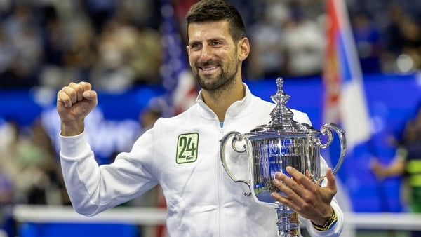 Victory number four for Novak Djokovic in New York
