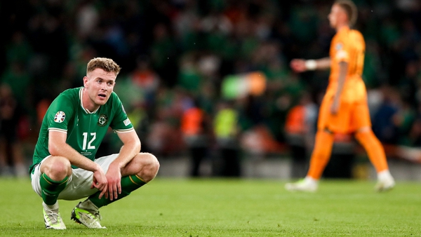 Nathan Collins after Ireland's defeat to the Netherlands