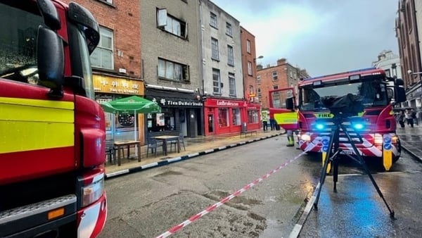 Five fire engines at the scene on Capel Street