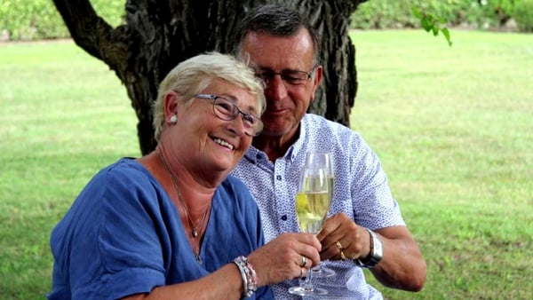 Hedwig Vrancken with her husband Gilbert Rooms who availed of assisted dying in Belgium last year