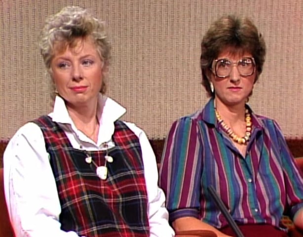Nancy Manahan and Rosemary Curb