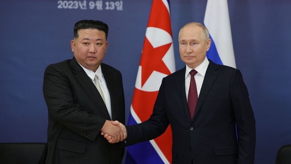 Kim Jong-un told Vladimir Putin he supported 'all the measures taken by the Russian government'