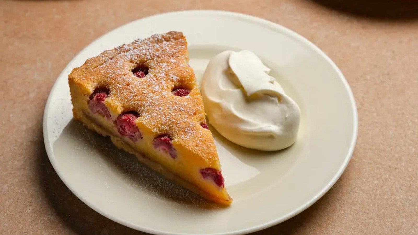 Michel Roux's almond and raspberry frangipani tart