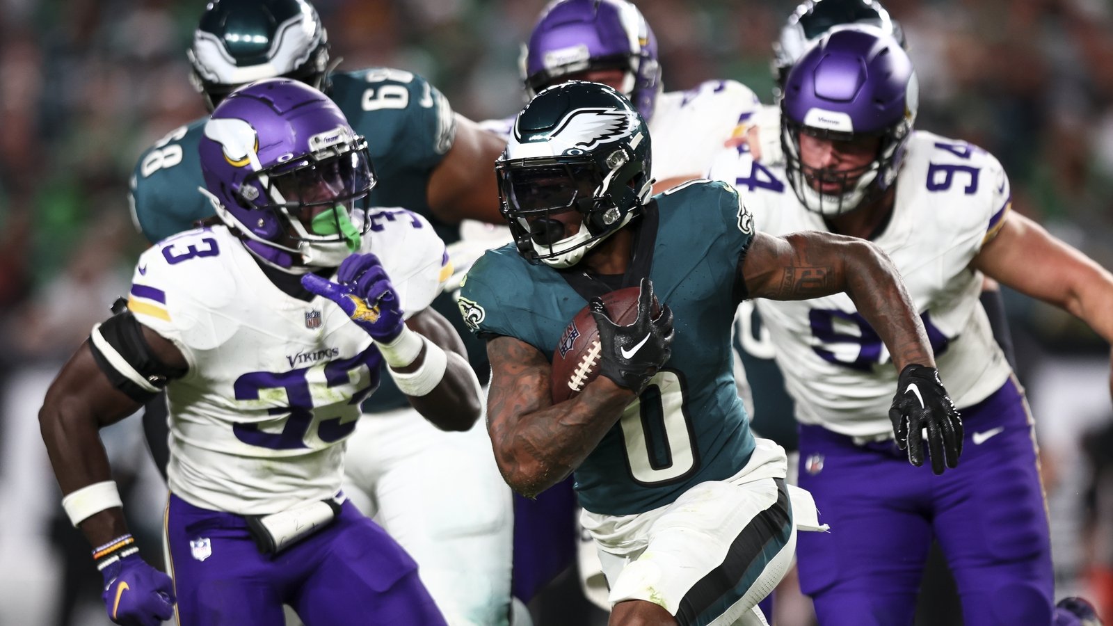 Eagles pick up second win of the season with 34-28 win over Vikings