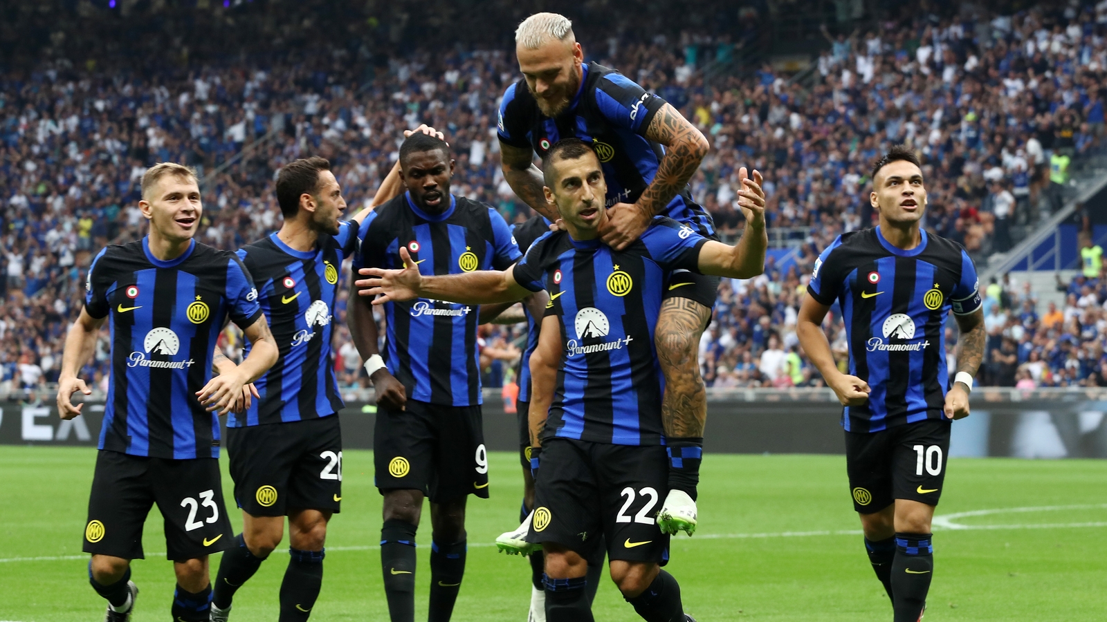 Henrikh Mkhitaryan double helps Inter to dominant victory over AC Milan