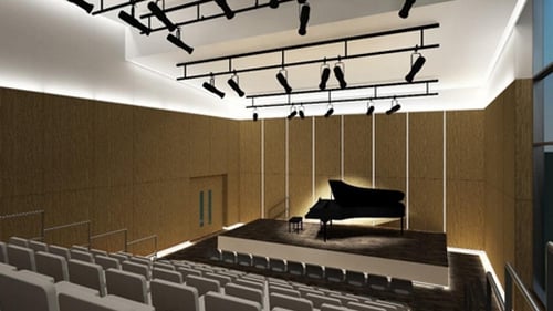 The Recital Hall at TU Dublin's new Grangegorman campus