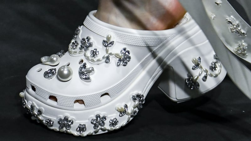 Irish designer Simone Rocha unveils high-fashion Crocs at LFW