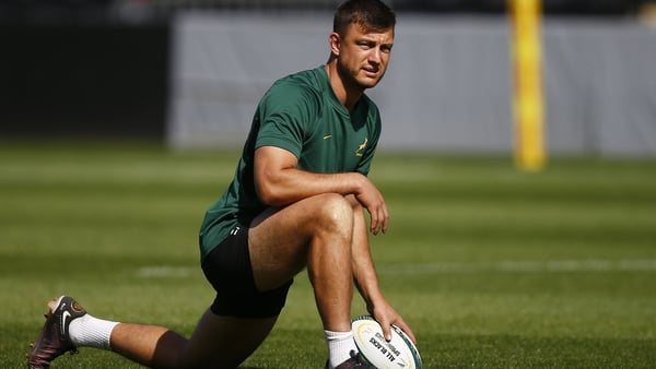 Handre Pollard only joined up with the Springboks squad on Monday morning
